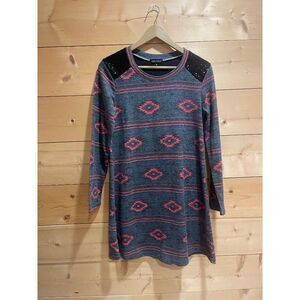 Simply Southern sequin Aztec dress women’s size small